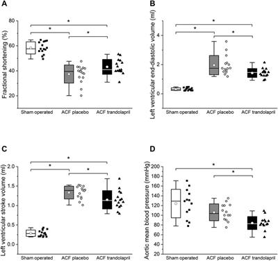 Effects of Trandolapril on Structural, Contractile and Electrophysiological Remodeling in Experimental Volume Overload Heart Failure